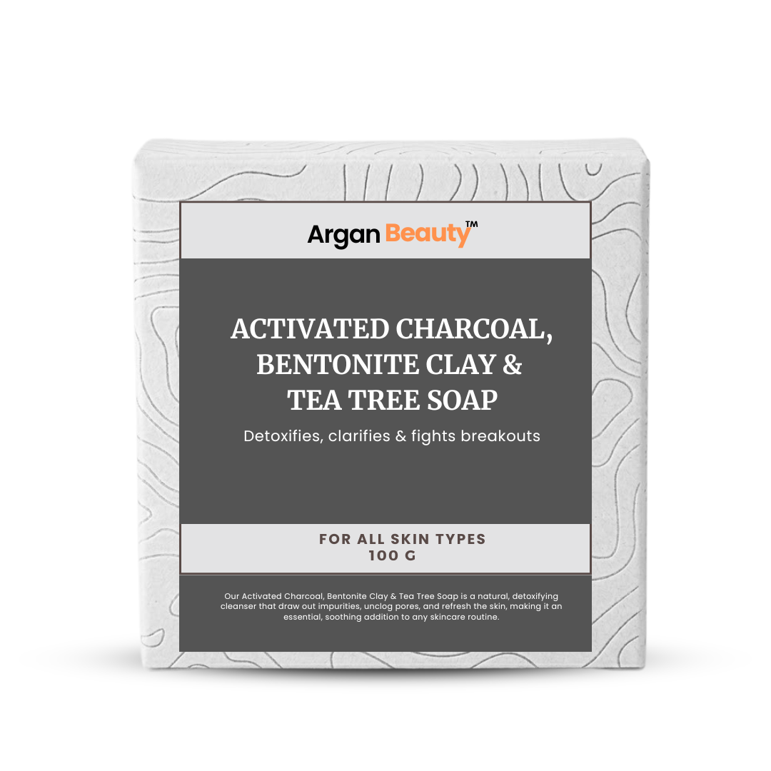 Activated Charcoal, Bentonite Clay and Tea Tree Soap