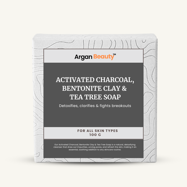 Activated Charcoal, Bentonite Clay and Tea Tree Soap